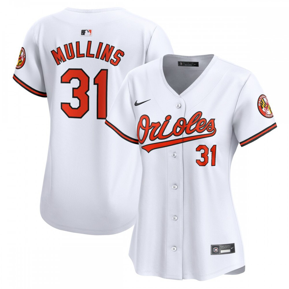 Cedric Mullins Baltimore Orioles Women's Home Limited Player Jersey - White-Pro Kit Vault | Brand New 26/27 Sports Jerseys
