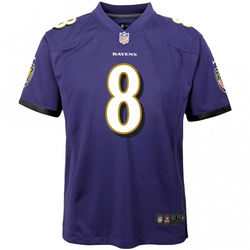 Lamar Jackson Baltimore Ravens Youth Game Jersey - Purple-Pro Kit Vault | Brand New 26/27 Sports Jerseys