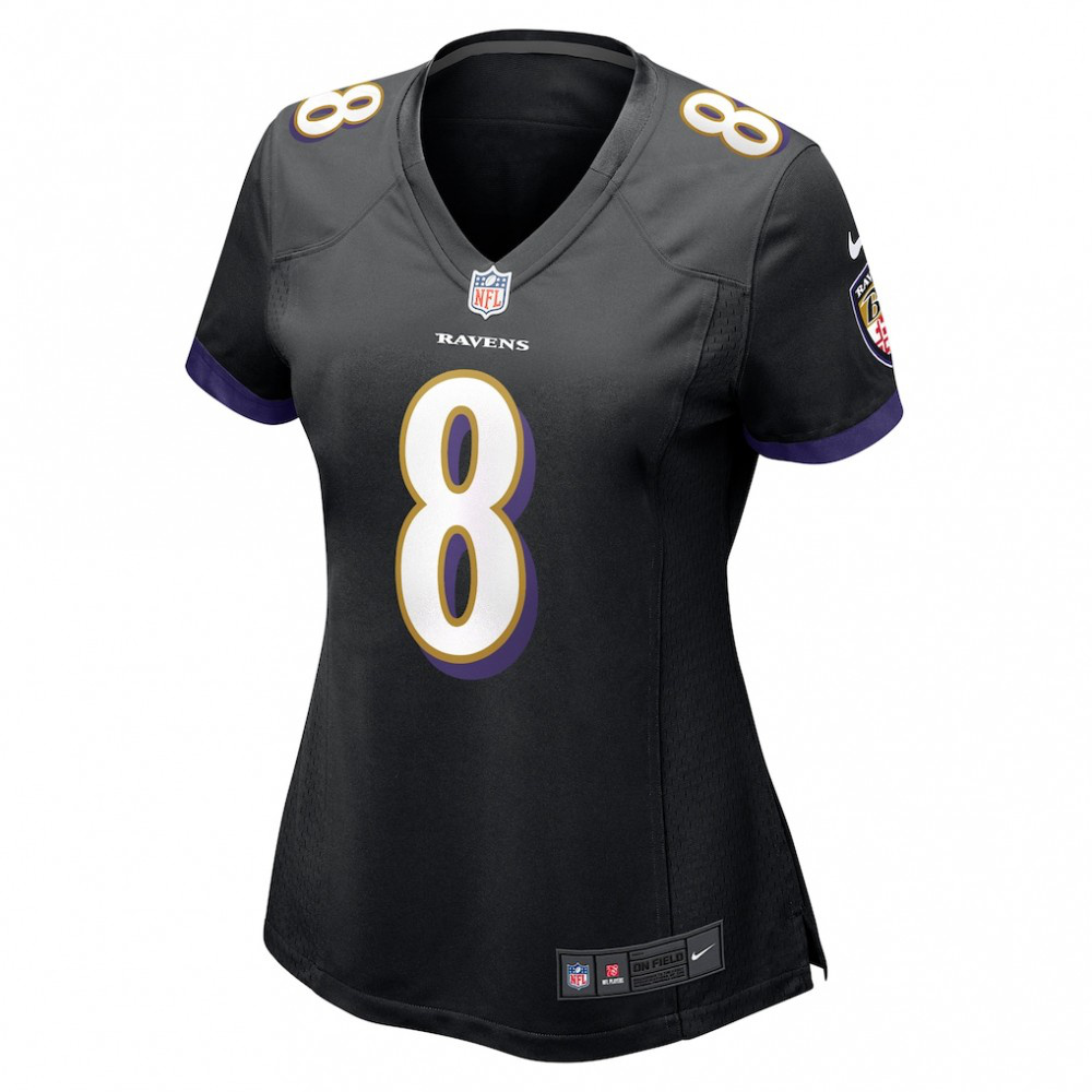 Lamar Jackson Baltimore Ravens Women's Alternate Game Jersey - Black-Pro Kit Vault | Brand New 26/27 Sports Jerseys