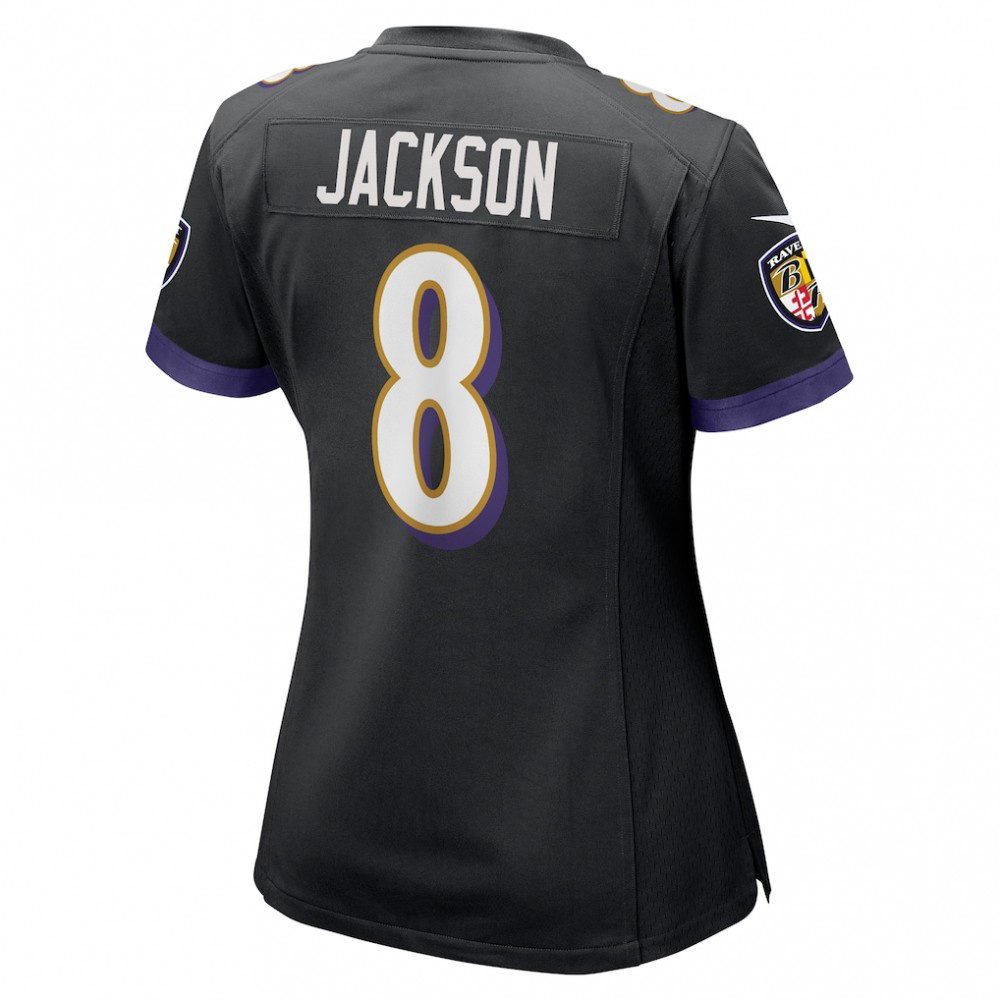 Lamar Jackson Baltimore Ravens Women's Alternate Game Jersey - Black-Pro Kit Vault | Brand New 26/27 Sports Jerseys