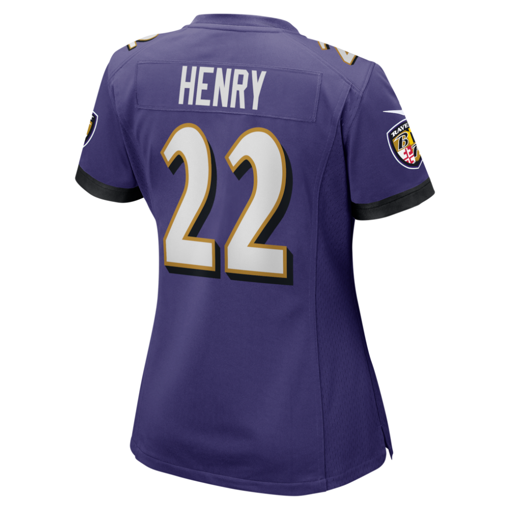 Derrick Henry Baltimore Ravens Women's Game Player Jersey - Purple-Pro Kit Vault | Brand New 26/27 Sports Jerseys