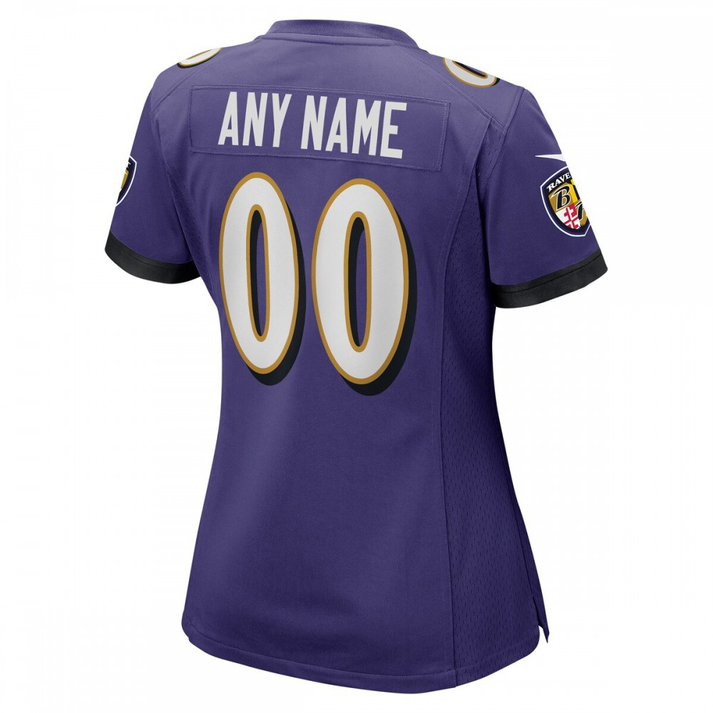 Baltimore Ravens Women's Custom Game Jersey - Purple-Pro Kit Vault | Brand New 26/27 Sports Jerseys