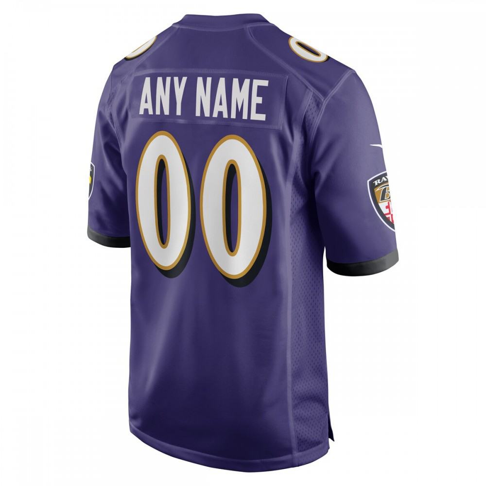 Baltimore Ravens Custom Game Jersey - Purple-Pro Kit Vault | Brand New 26/27 Sports Jerseys