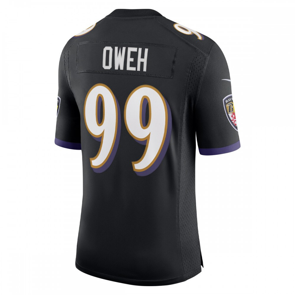 Odafe Oweh Baltimore Ravens Vapor Limited Jersey - Black-Pro Kit Vault | Brand New 26/27 Sports Jerseys