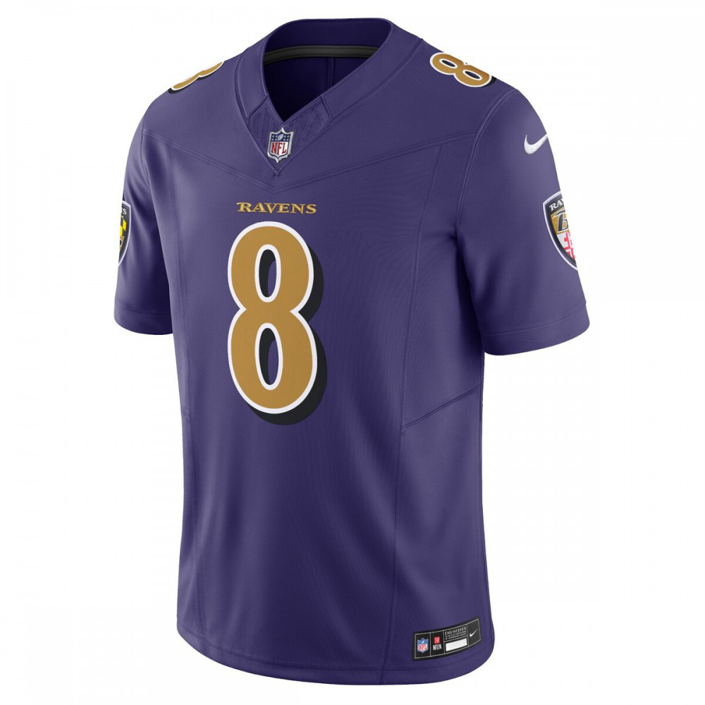 Lamar Jackson Baltimore Ravens Vapor F.U.S.E. Limited Alternate Jersey - Purple-Pro Kit Vault | Brand New 26/27 Sports Jerseys