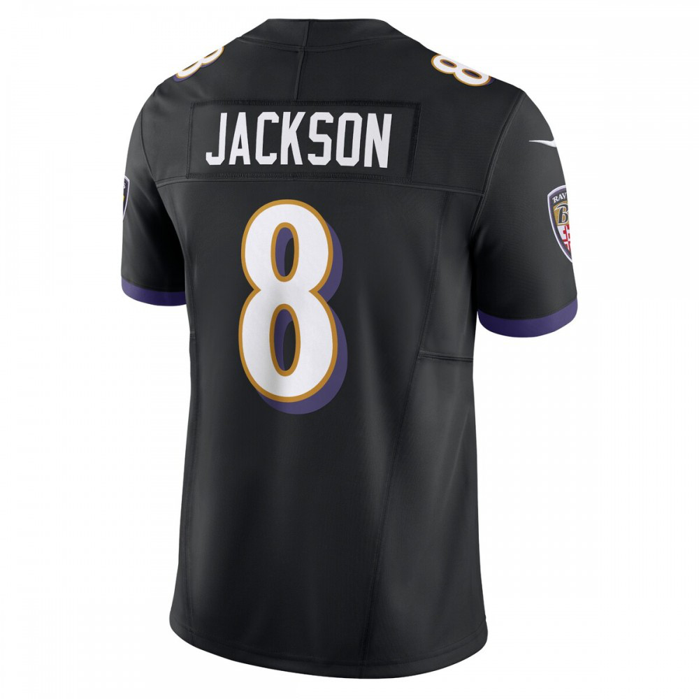 Lamar Jackson Baltimore Ravens Vapor F.U.S.E. Limited Alternate Jersey - Black-Pro Kit Vault | Brand New 26/27 Sports Jerseys