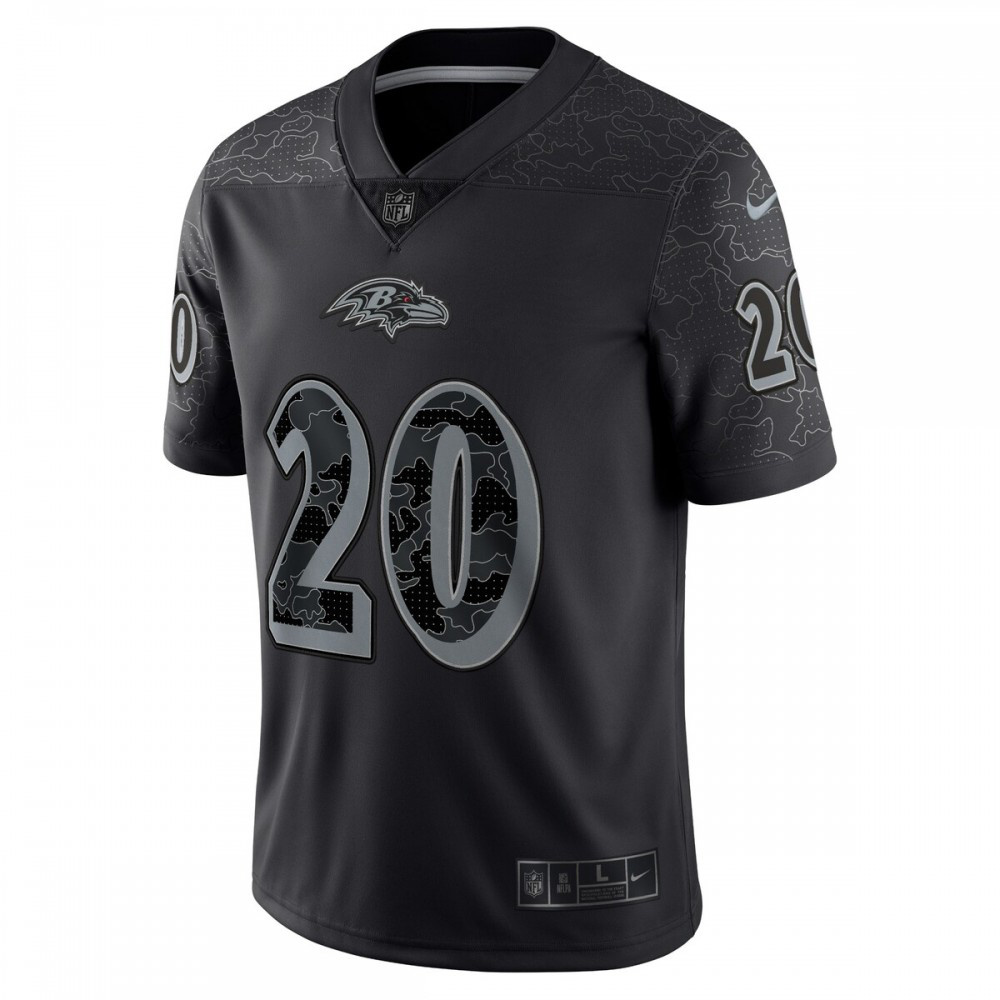 Ed Reed Baltimore Ravens Retired Player RFLCTV Limited Jersey - Black-Pro Kit Vault | Brand New 26/27 Sports Jerseys