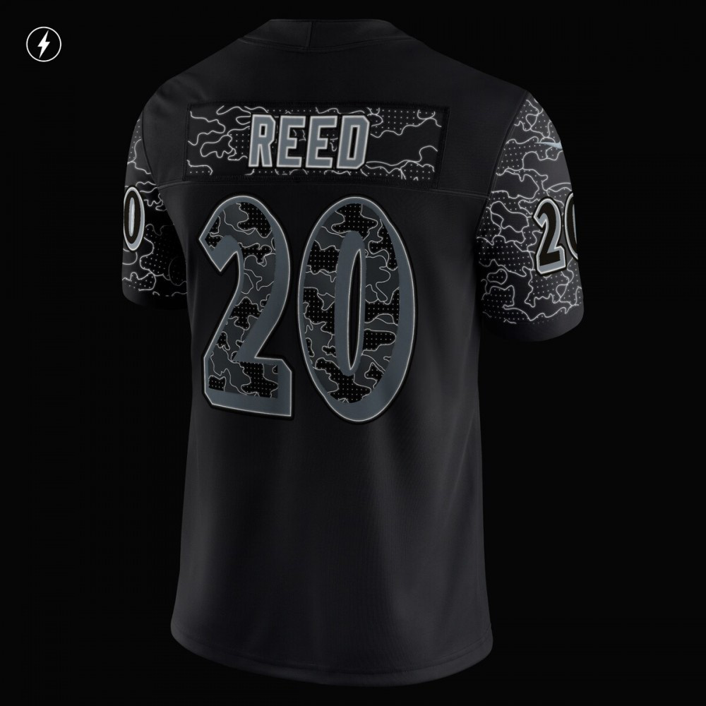 Ed Reed Baltimore Ravens Retired Player RFLCTV Limited Jersey - Black-Pro Kit Vault | Brand New 26/27 Sports Jerseys
