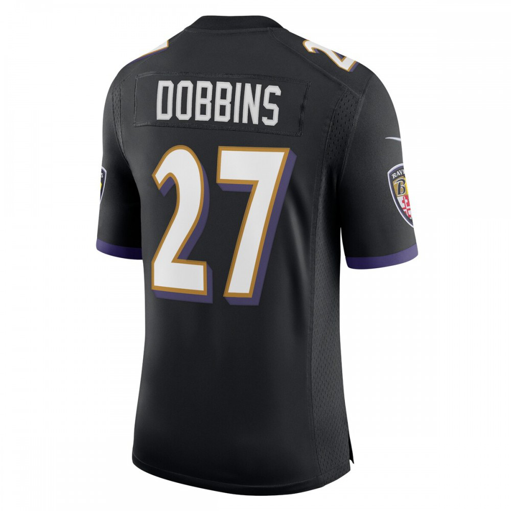 J.K. Dobbins Baltimore Ravens Vapor Limited Jersey - Black-Pro Kit Vault | Brand New 26/27 Sports Jerseys