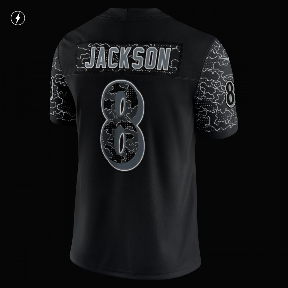 Lamar Jackson Baltimore Ravens RFLCTV Limited Jersey - Black-Pro Kit Vault | Brand New 26/27 Sports Jerseys
