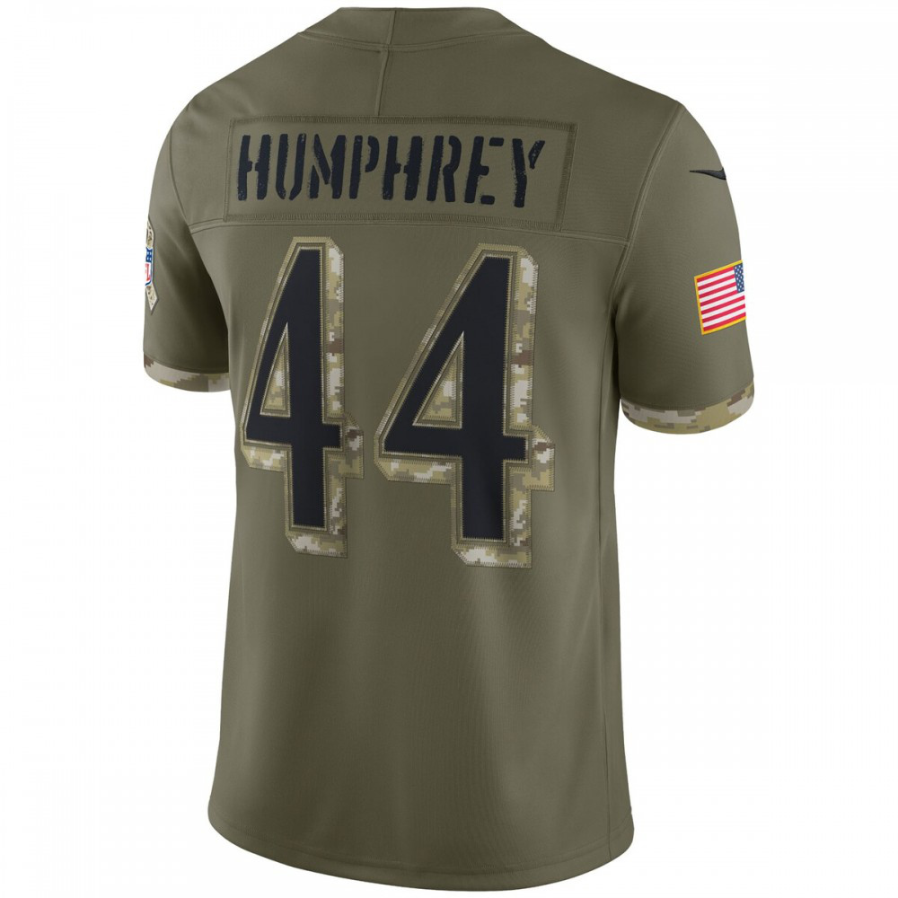 Marlon Humphrey Baltimore Ravens 2022 Salute To Service Limited Jersey - Olive-Pro Kit Vault | Brand New 26/27 Sports Jerseys