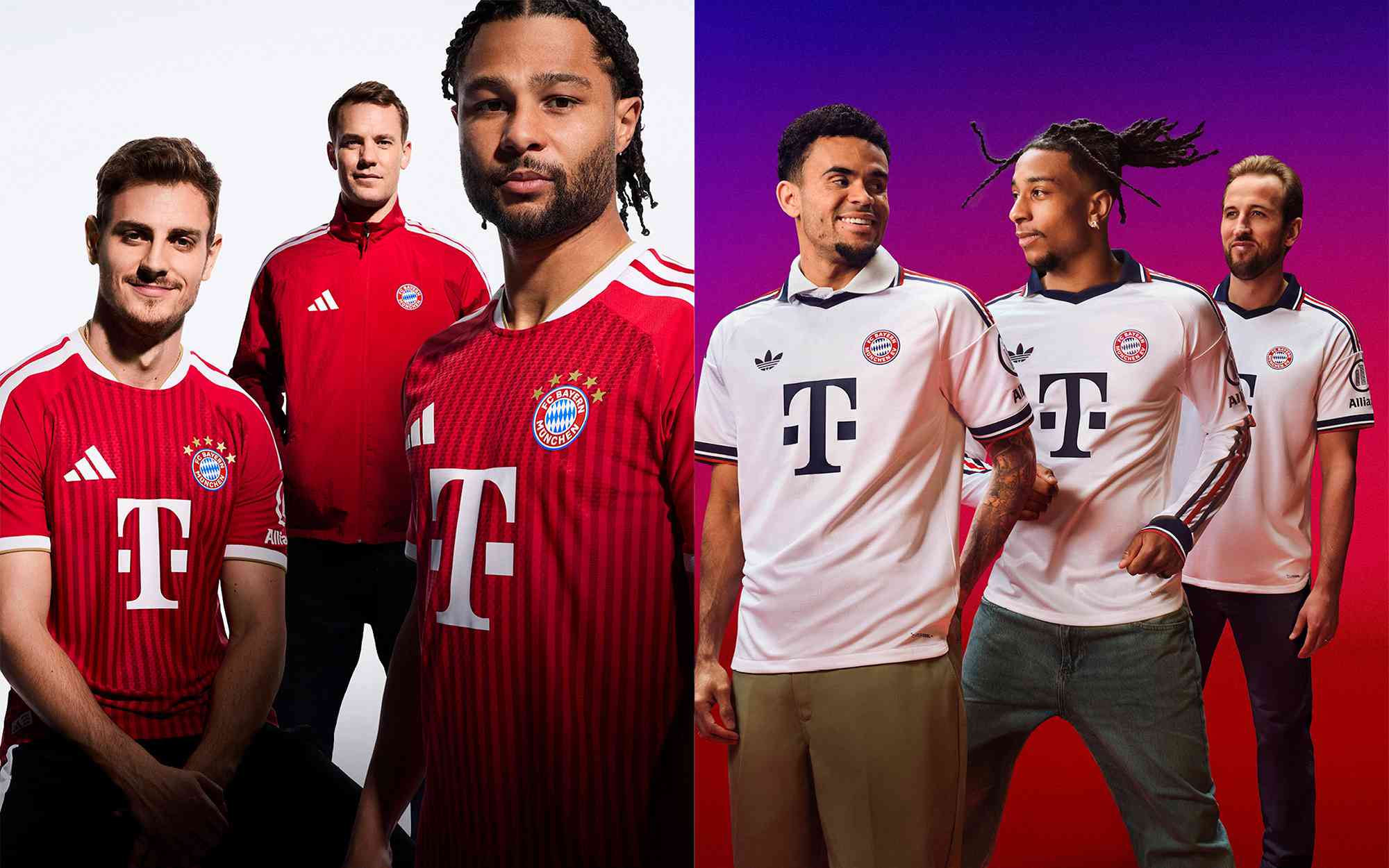 Bayern Munich 2026/27 Home & Away Jerseys