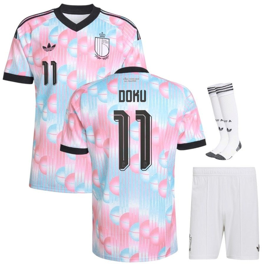 Belgium Doku Away Kit Kids 2026 2027-Pro Kit Vault | Brand New 26/27 Sports Jerseys