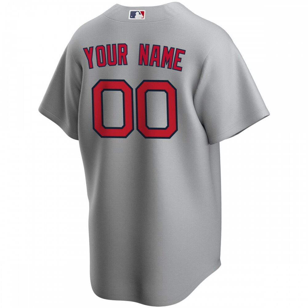 Boston Red Sox Road Replica Custom Jersey - Gray-Pro Kit Vault | Brand New 26/27 Sports Jerseys
