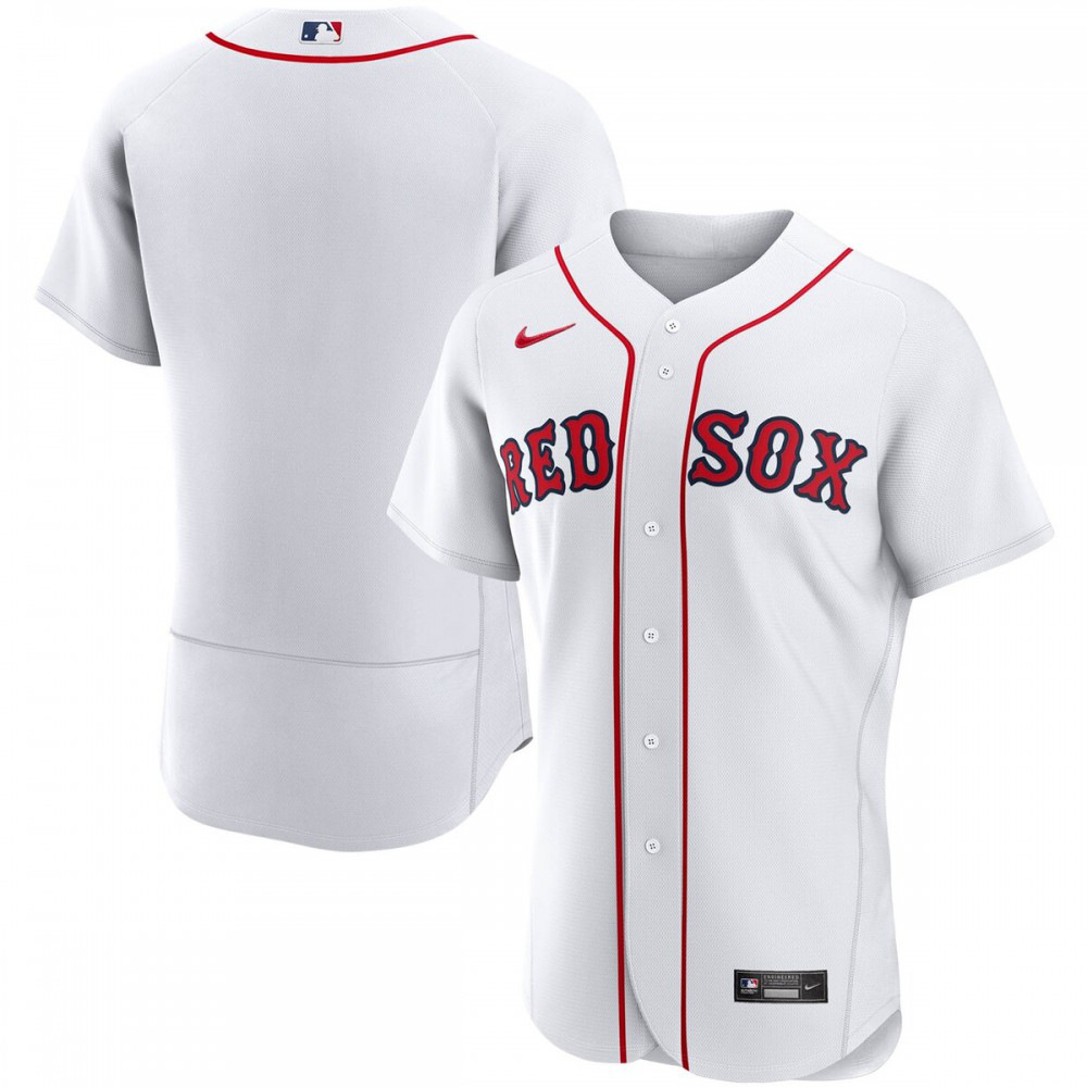 Boston Red Sox Home Authentic Team Jersey - White-Pro Kit Vault | Brand New 26/27 Sports Jerseys