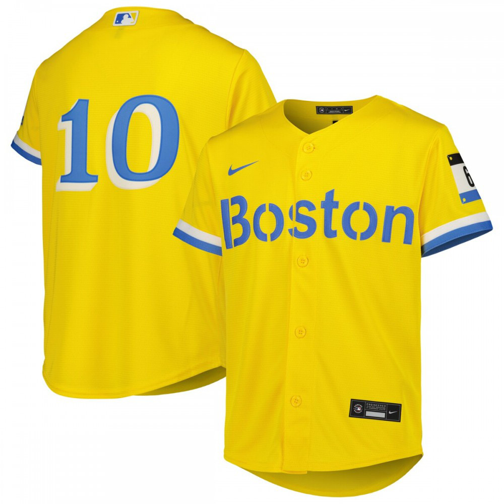 Trevor Story Boston Red Sox Youth City Connect Replica Player Jersey - Gold-Pro Kit Vault | Brand New 26/27 Sports Jerseys