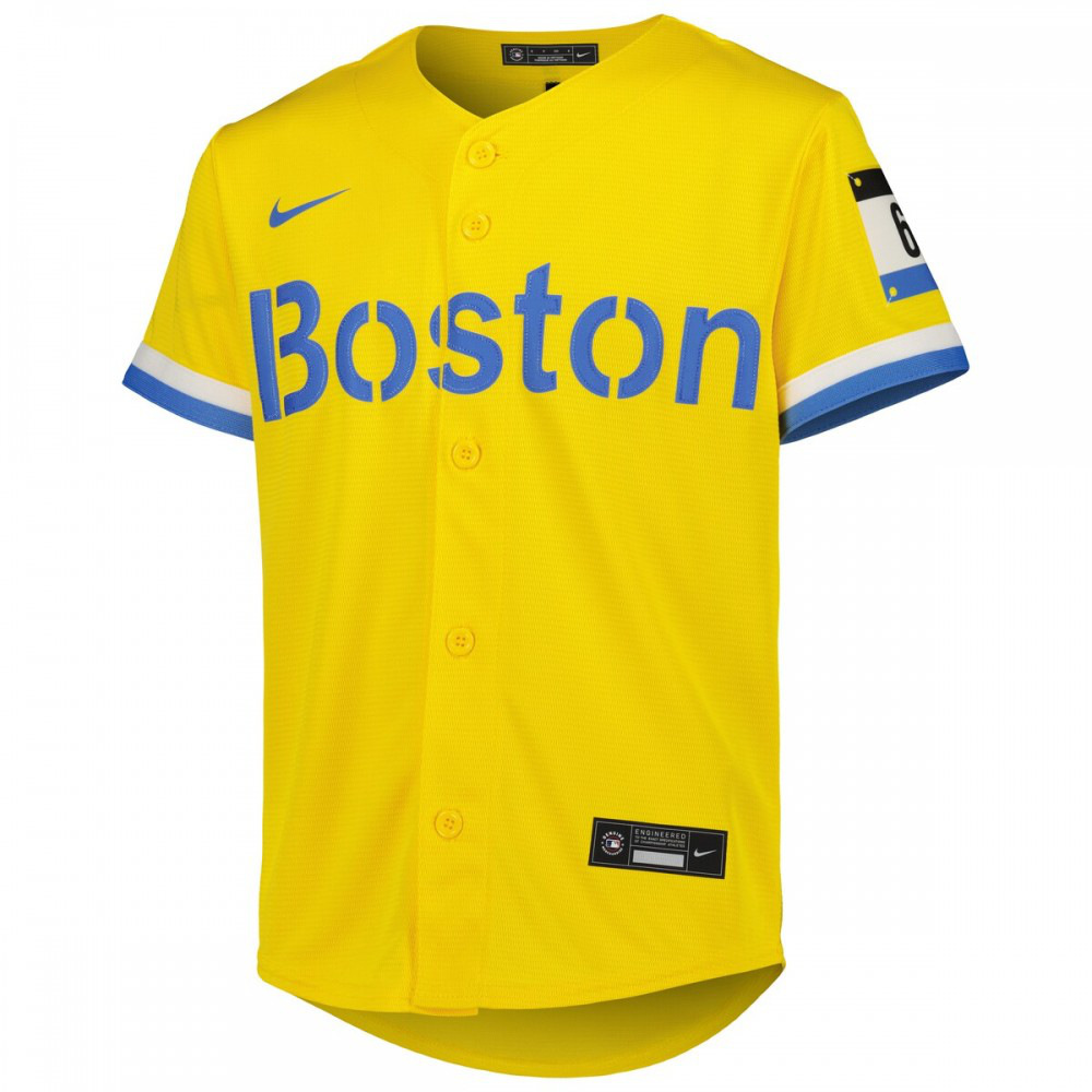 Trevor Story Boston Red Sox Youth City Connect Replica Player Jersey - Gold-Pro Kit Vault | Brand New 26/27 Sports Jerseys