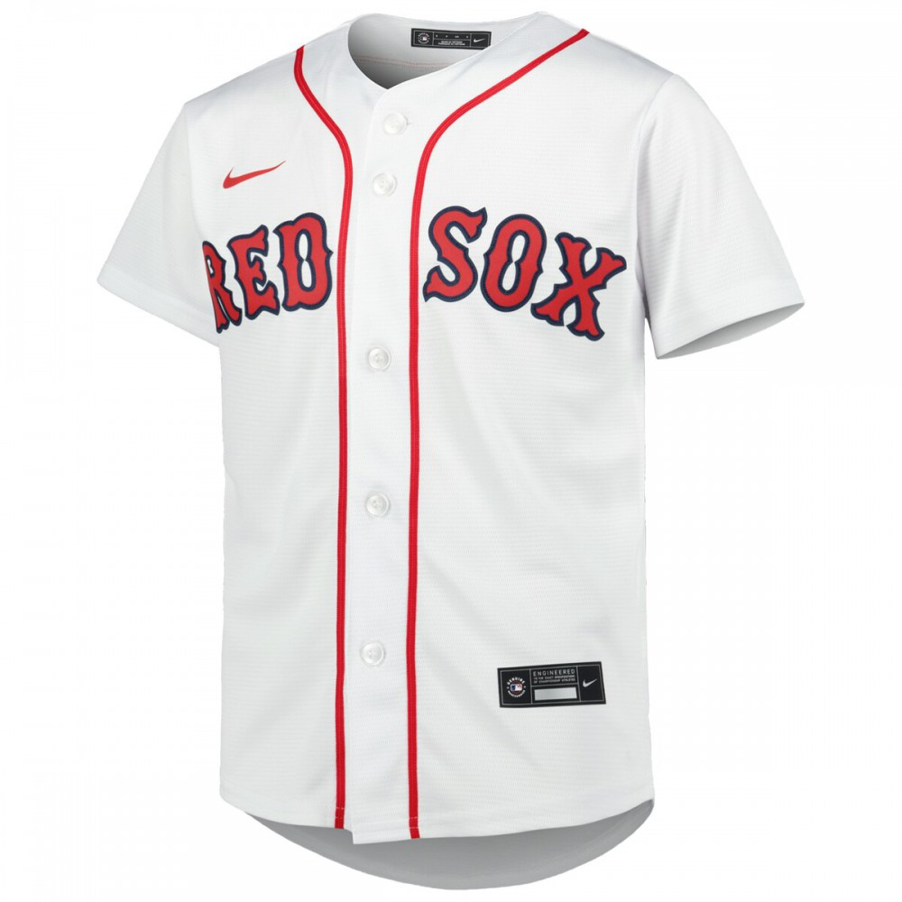 Trevor Story Boston Red Sox Youth Alternate Replica Player Jersey - White-Pro Kit Vault | Brand New 26/27 Sports Jerseys