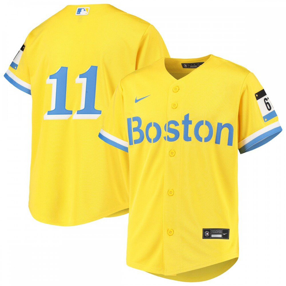 Rafael Devers Boston Red Sox Youth City Connect Replica Player Jersey - Gold-Pro Kit Vault | Brand New 26/27 Sports Jerseys