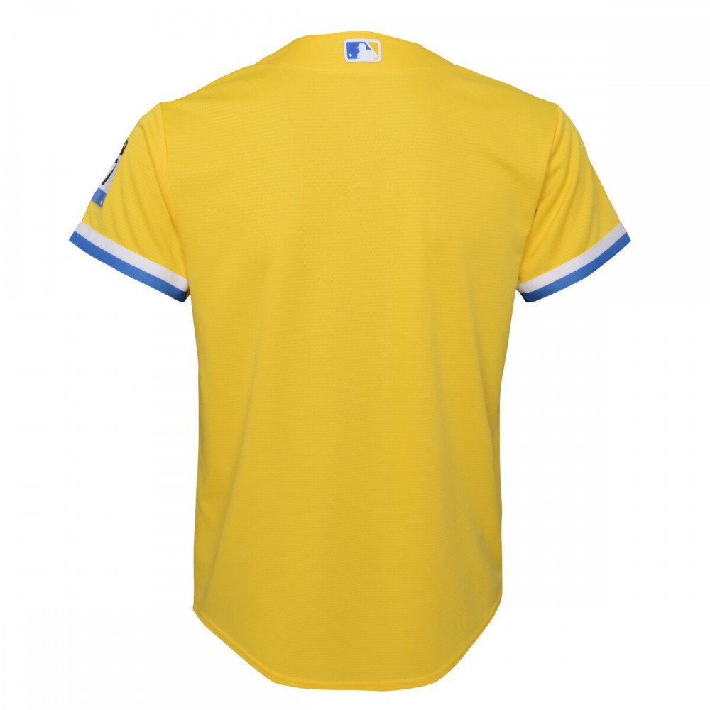 Boston Red Sox Youth City Connect Replica Team Jersey - Gold/Light Blue-Pro Kit Vault | Brand New 26/27 Sports Jerseys