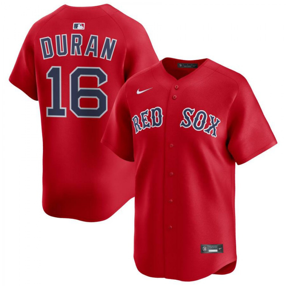 Jarren Duran Boston Red Sox Alternate Limited Player Jersey - Red-Pro Kit Vault | Brand New 26/27 Sports Jerseys