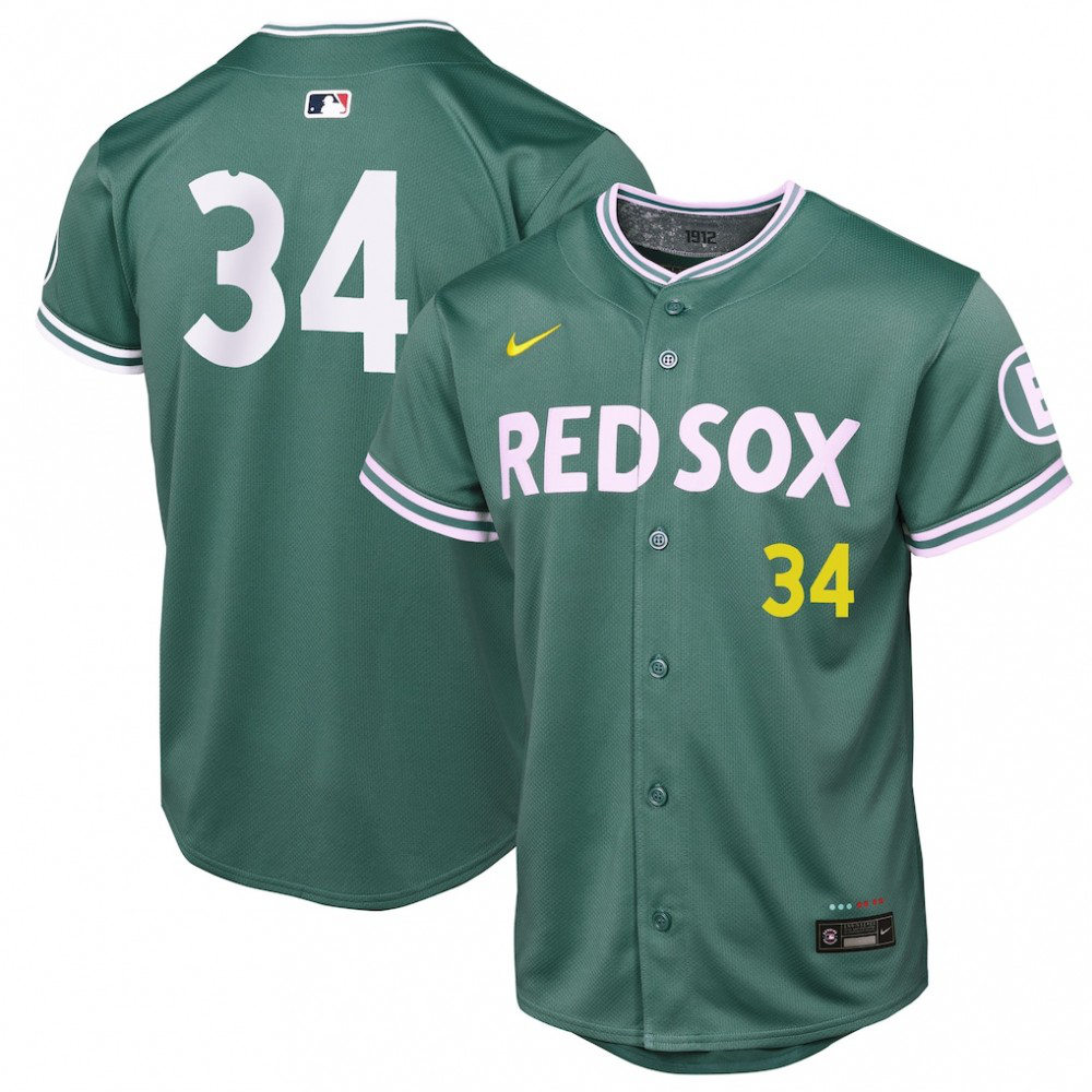 David Ortiz Boston Red Sox Youth 2025 City Connect Limited Retired Player Jersey - Green-Pro Kit Vault | Brand New 26/27 Sports Jerseys