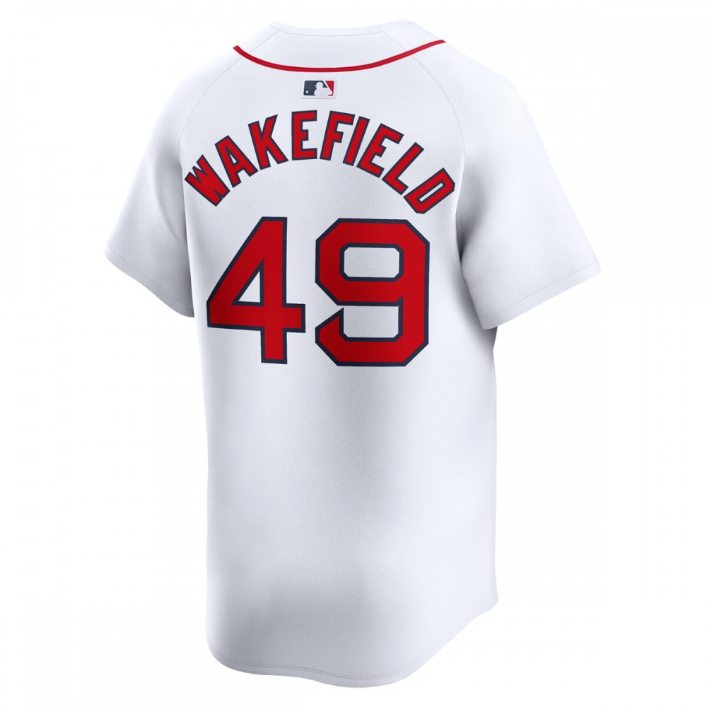 Tim Wakefield Boston Red Sox Home Limited Player Jersey - White-Pro Kit Vault | Brand New 26/27 Sports Jerseys