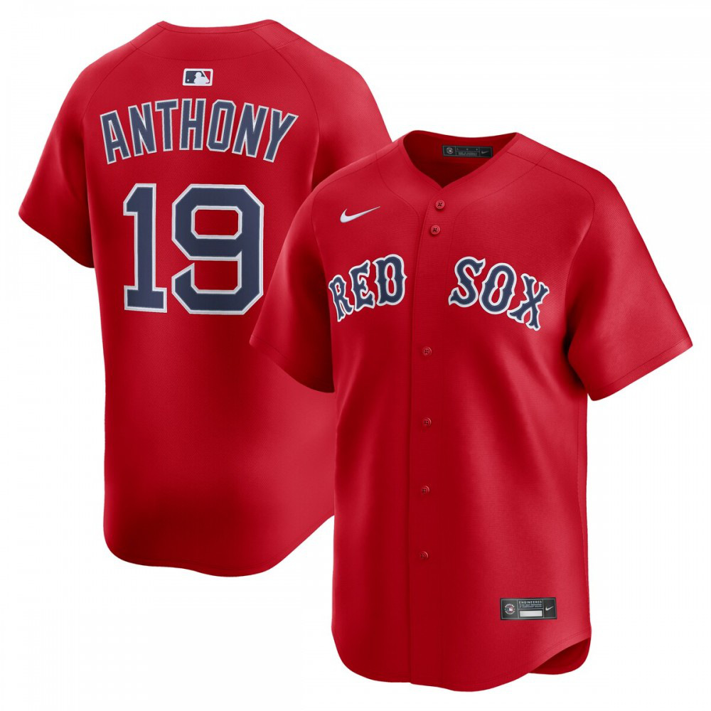 Roman Anthony Boston Red Sox Alternate Limited Player Jersey - Red-Pro Kit Vault | Brand New 26/27 Sports Jerseys