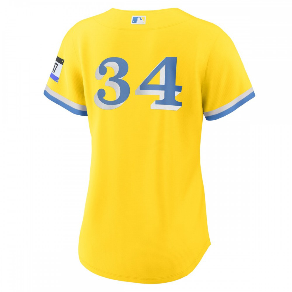 David Ortiz Boston Red Sox Women's City Connect Replica Player Jersey - Gold-Pro Kit Vault | Brand New 26/27 Sports Jerseys