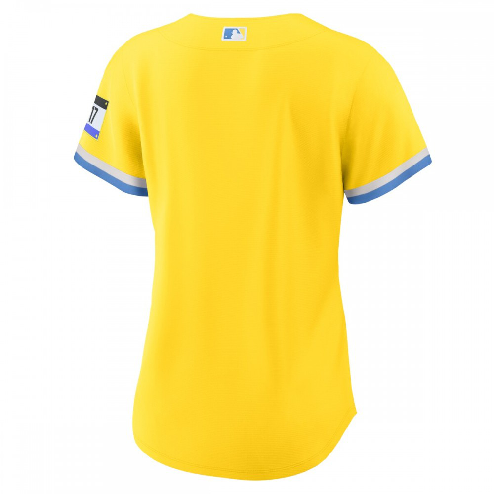 Boston Red Sox Women's City Connect Replica Jersey - Gold/Light Blue-Pro Kit Vault | Brand New 26/27 Sports Jerseys