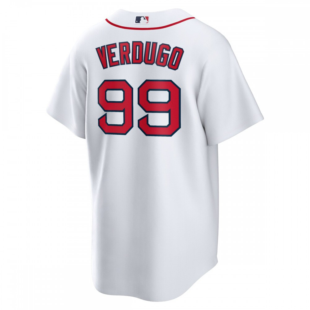 Alex Verdugo Boston Red Sox Replica Player Jersey - White-Pro Kit Vault | Brand New 26/27 Sports Jerseys
