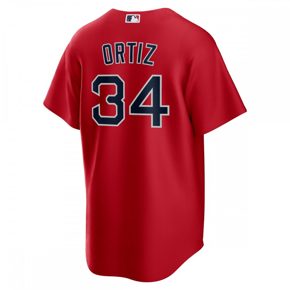 David Ortiz Boston Red Sox Alternate Replica Player Jersey - Red-Pro Kit Vault | Brand New 26/27 Sports Jerseys