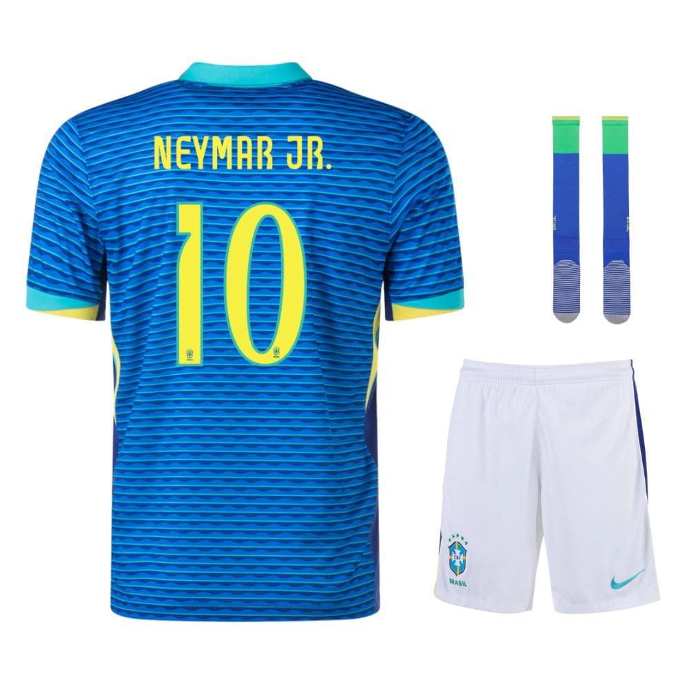 Brazil Away Kit 2024 2025 for Kids | Foot Sport-Pro Kit Vault | Brand New 26/27 Sports Jerseys