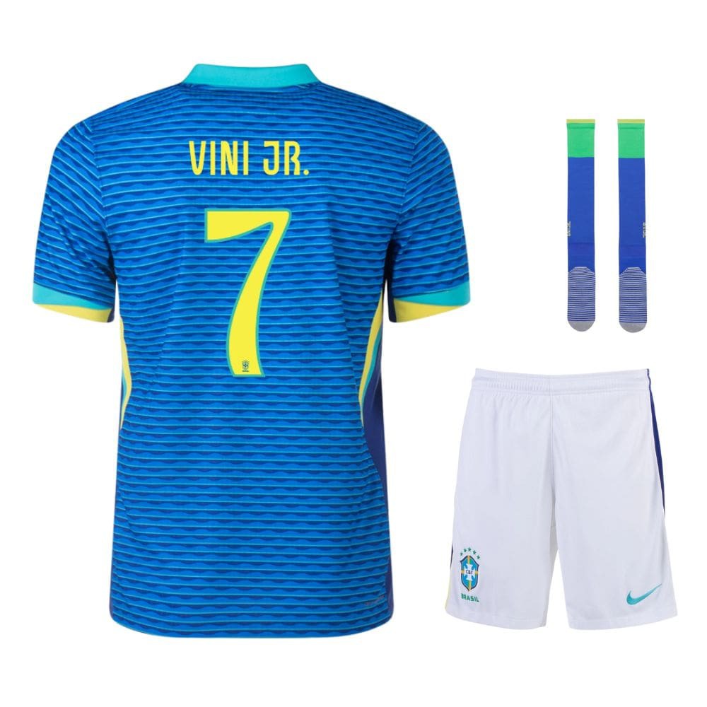 Brazil Away Kit 2024 2025 for Kids | Foot Sport-Pro Kit Vault | Brand New 26/27 Sports Jerseys