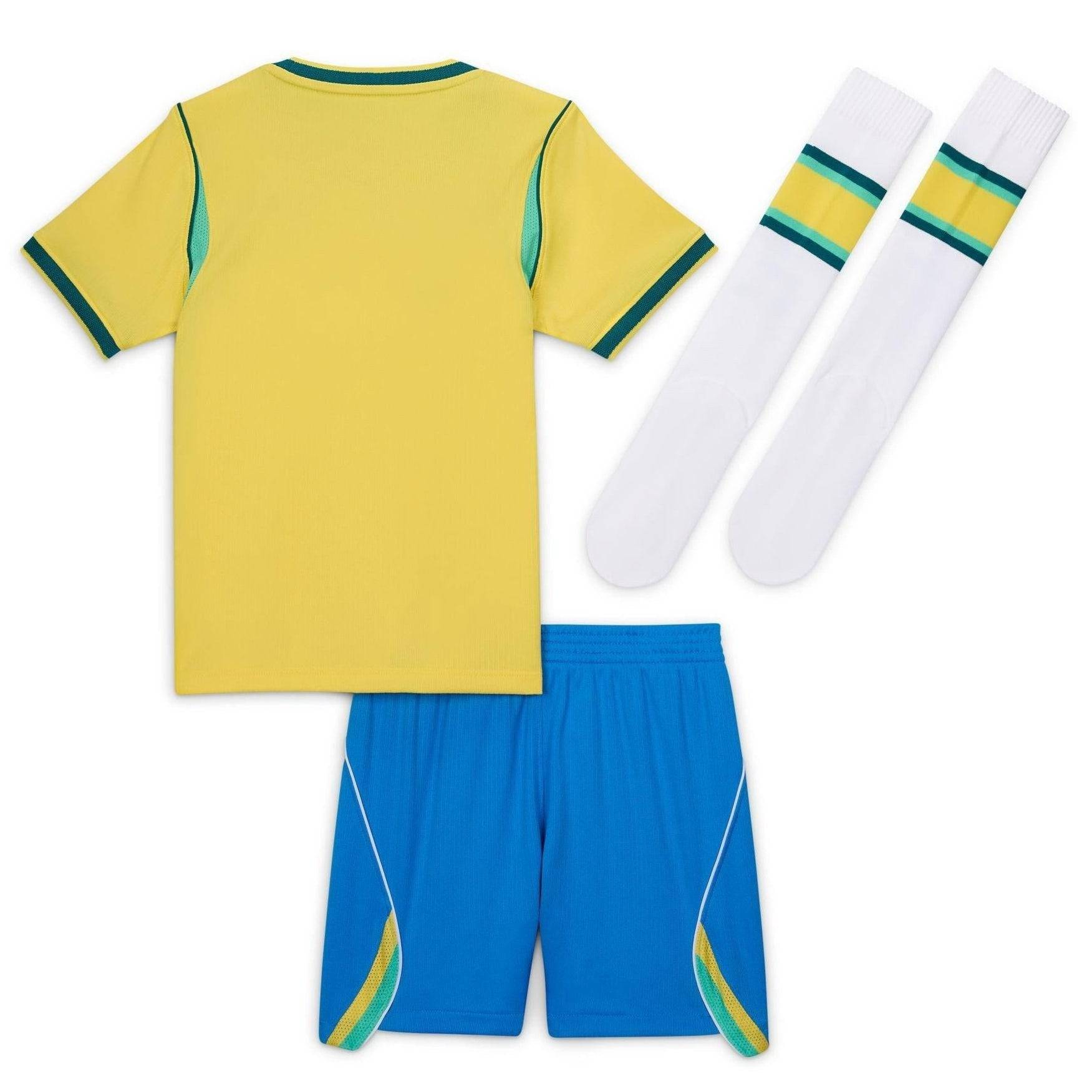 Brazil Home Kids Kit 2026 2027-Pro Kit Vault | Brand New 26/27 Sports Jerseys