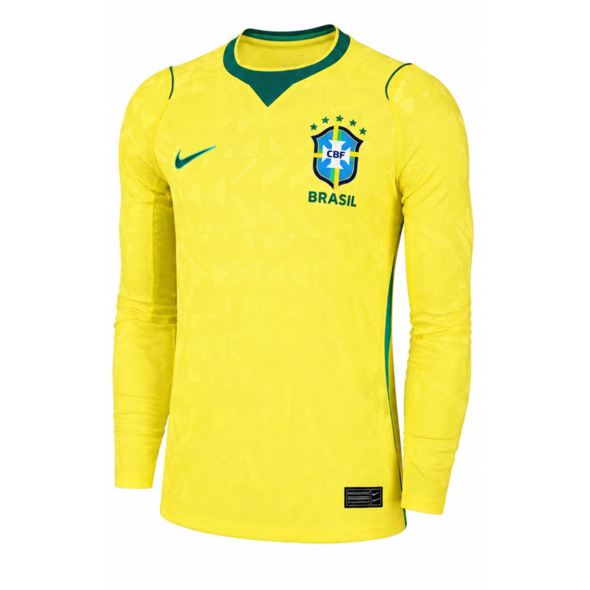 Brazil Men's Long-Sleeve Home Jersey 2026 2027-Pro Kit Vault | Brand New 26/27 Sports Jerseys