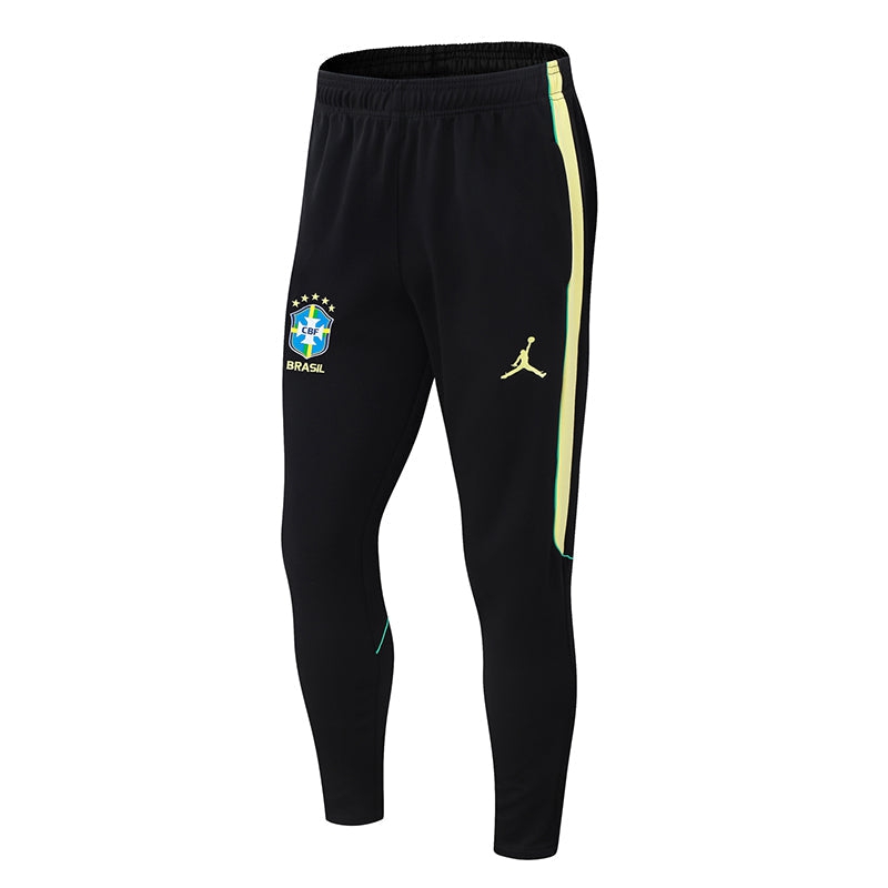 Brazil Tracksuit Black Jacket Men/Kids 2026 2027-Pro Kit Vault | Brand New 26/27 Sports Jerseys