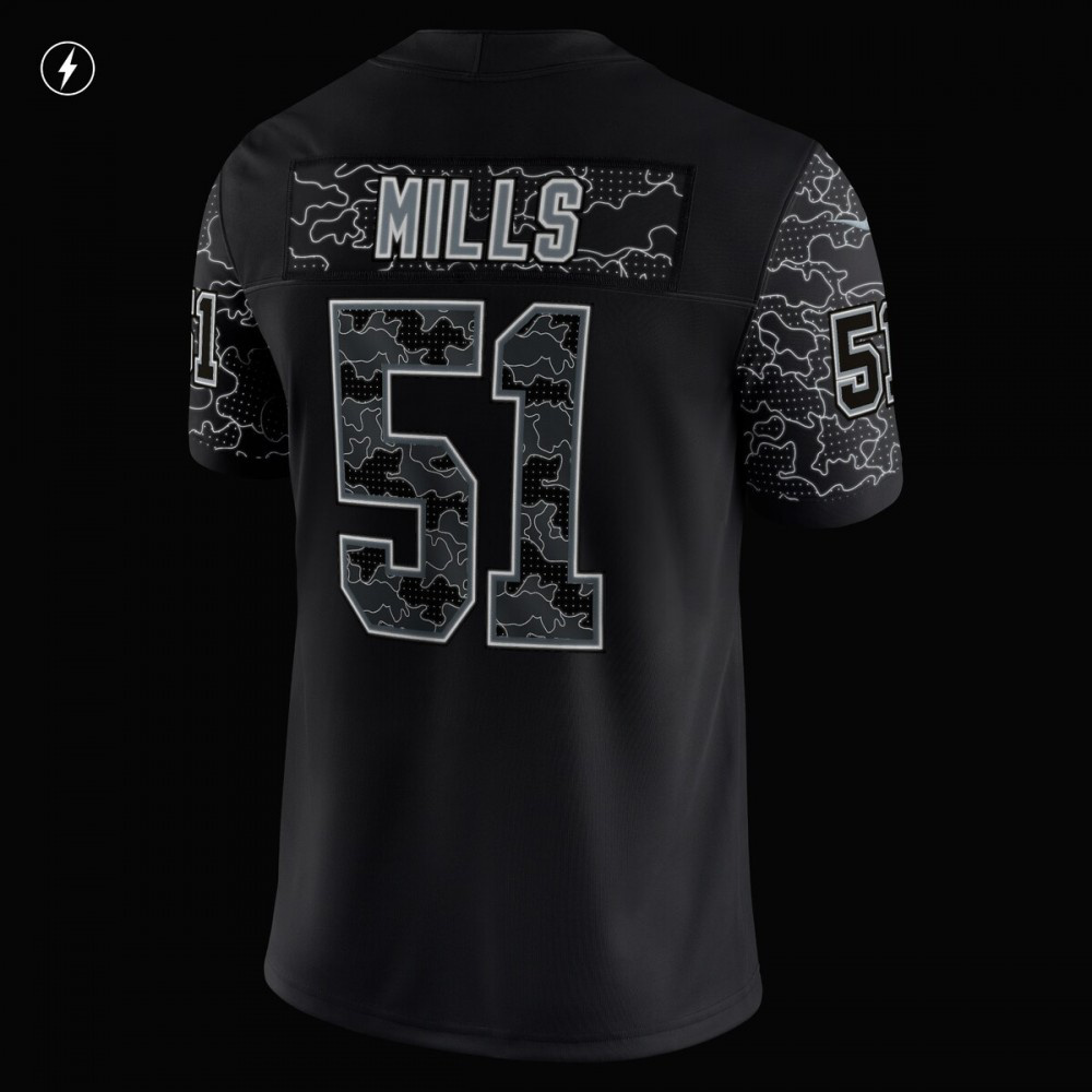 Sam Mills Carolina Panthers Retired Player RFLCTV Limited Jersey - Black-Pro Kit Vault | Brand New 26/27 Sports Jerseys