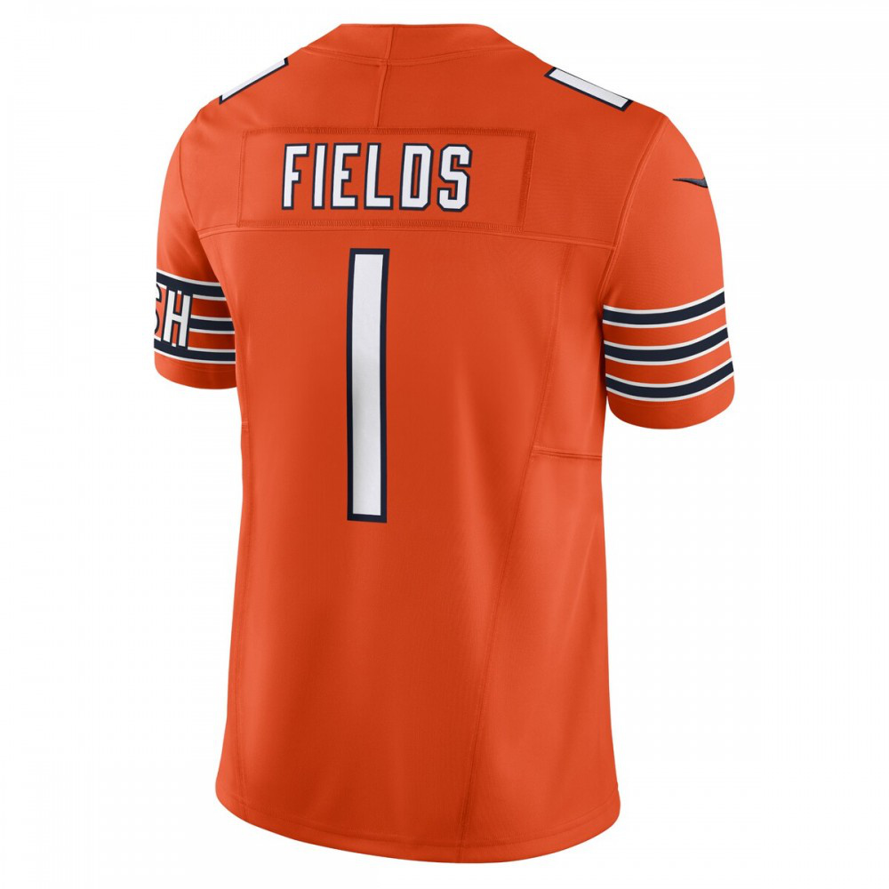 Justin Fields Chicago Bears Vapor F.U.S.E. Limited Jersey - Orange-Pro Kit Vault | Brand New 26/27 Sports Jerseys