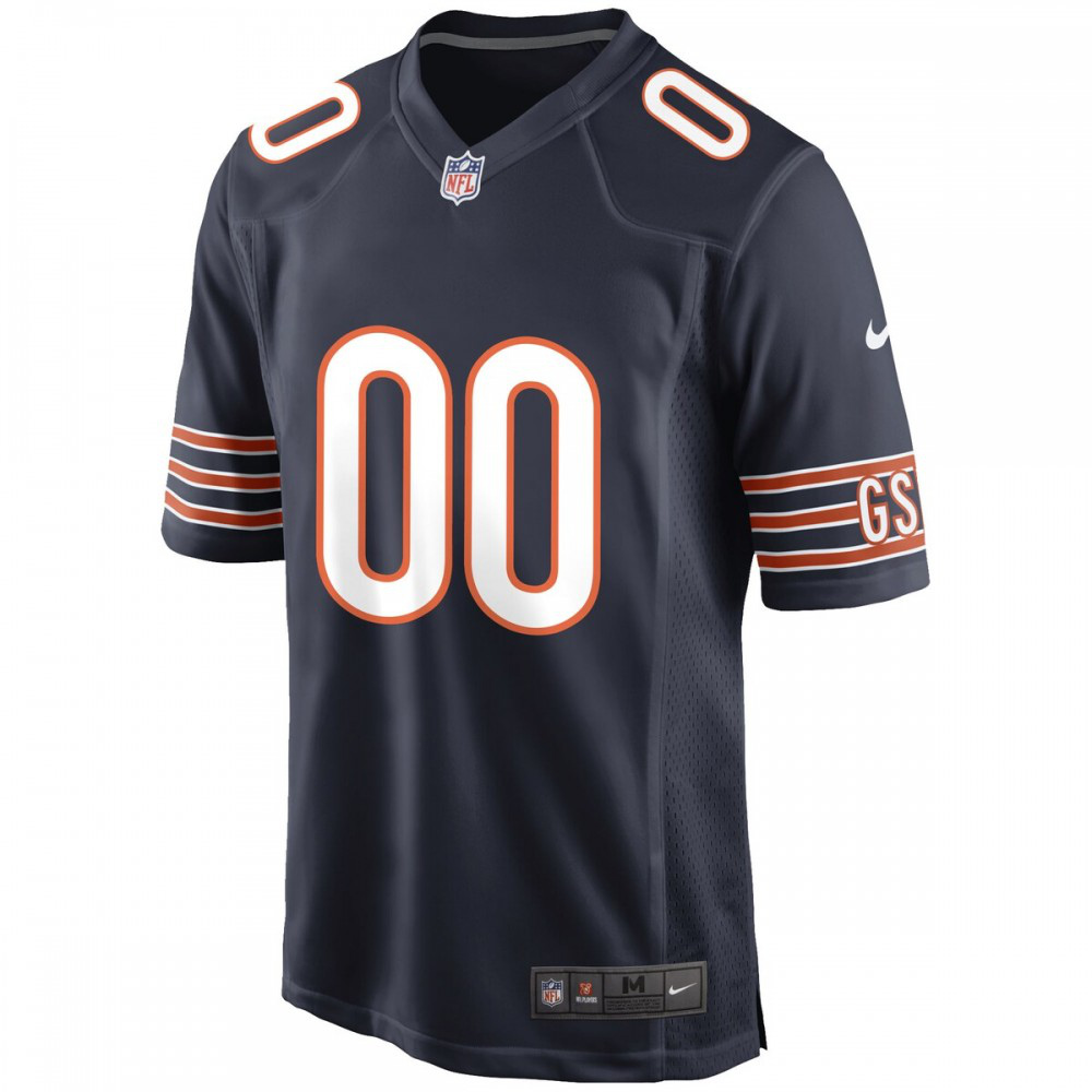 Chicago Bears Custom Youth Game Jersey - Navy-Pro Kit Vault | Brand New 26/27 Sports Jerseys
