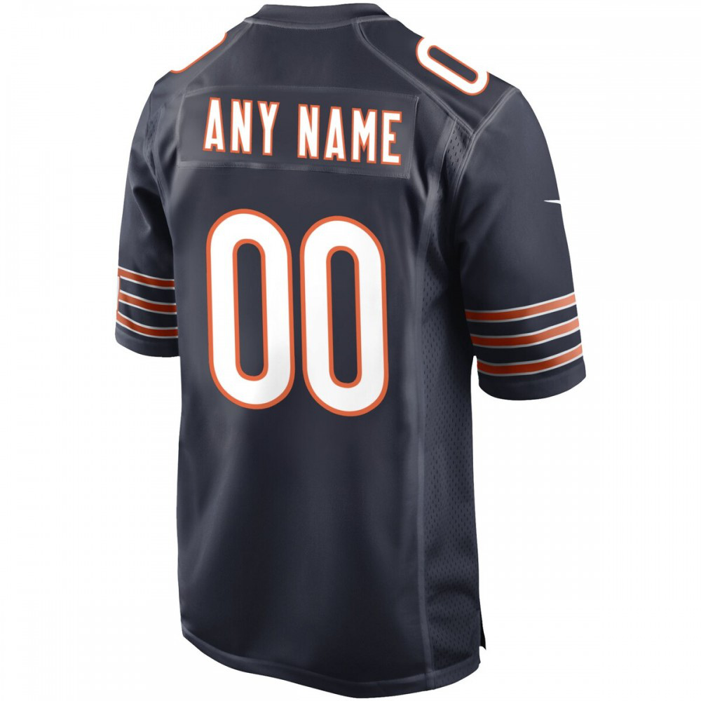 Chicago Bears Custom Youth Game Jersey - Navy-Pro Kit Vault | Brand New 26/27 Sports Jerseys