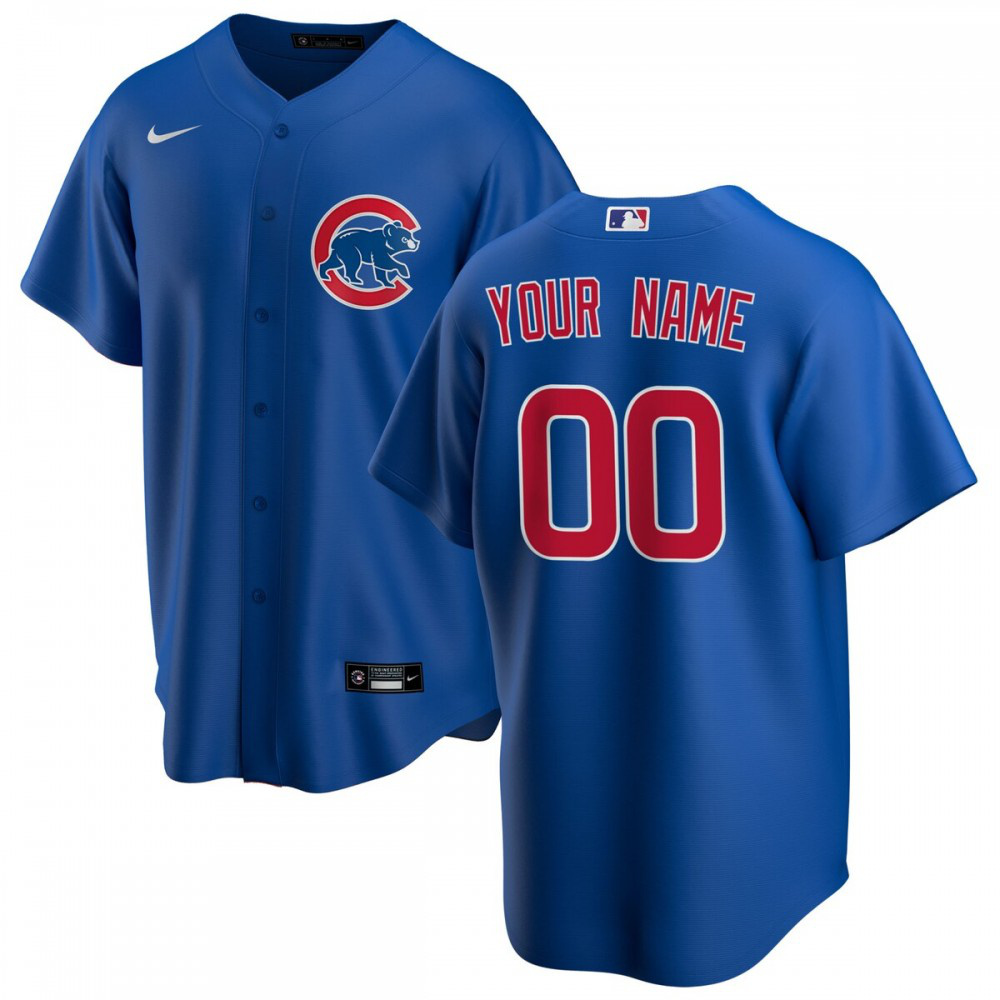 Chicago Cubs Alternate Replica Custom Jersey - Royal-Pro Kit Vault | Brand New 26/27 Sports Jerseys