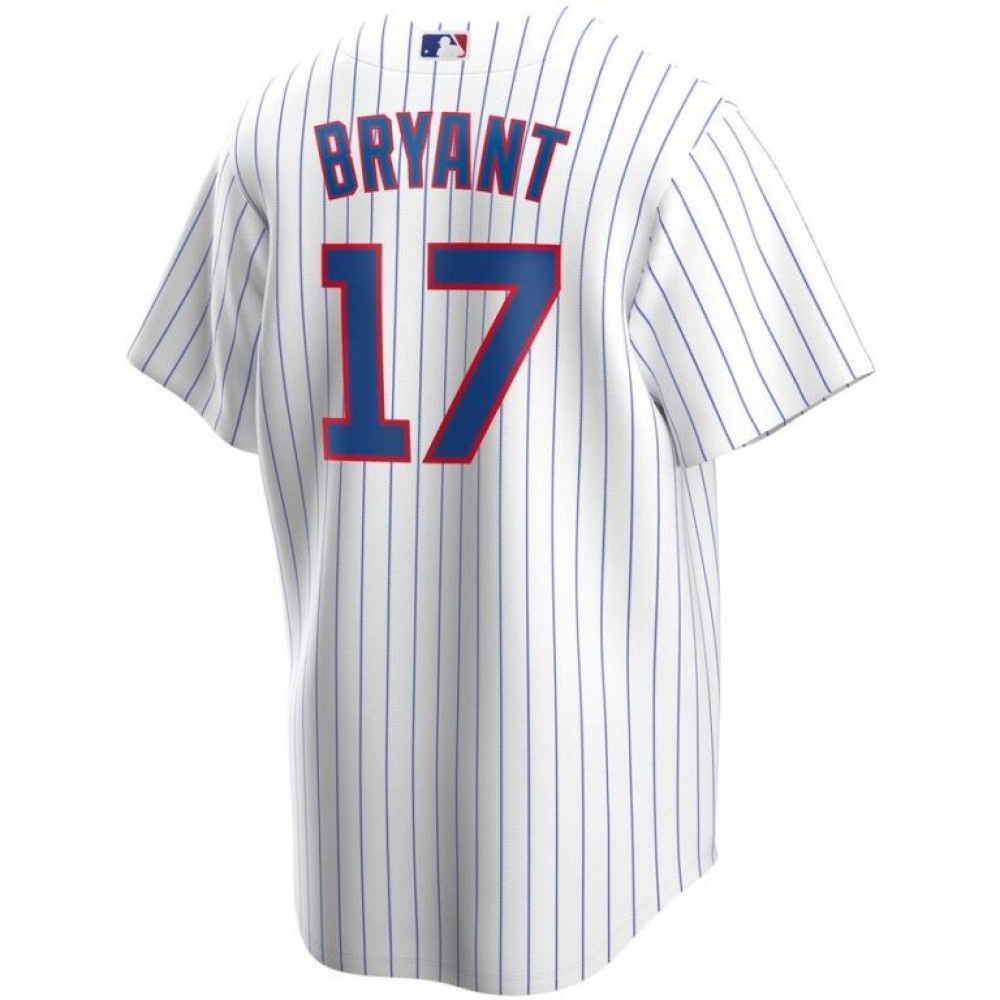 Men's Chicago Cubs Kris Bryant #17 White Home Player Jersey-Pro Kit Vault | Brand New 26/27 Sports Jerseys