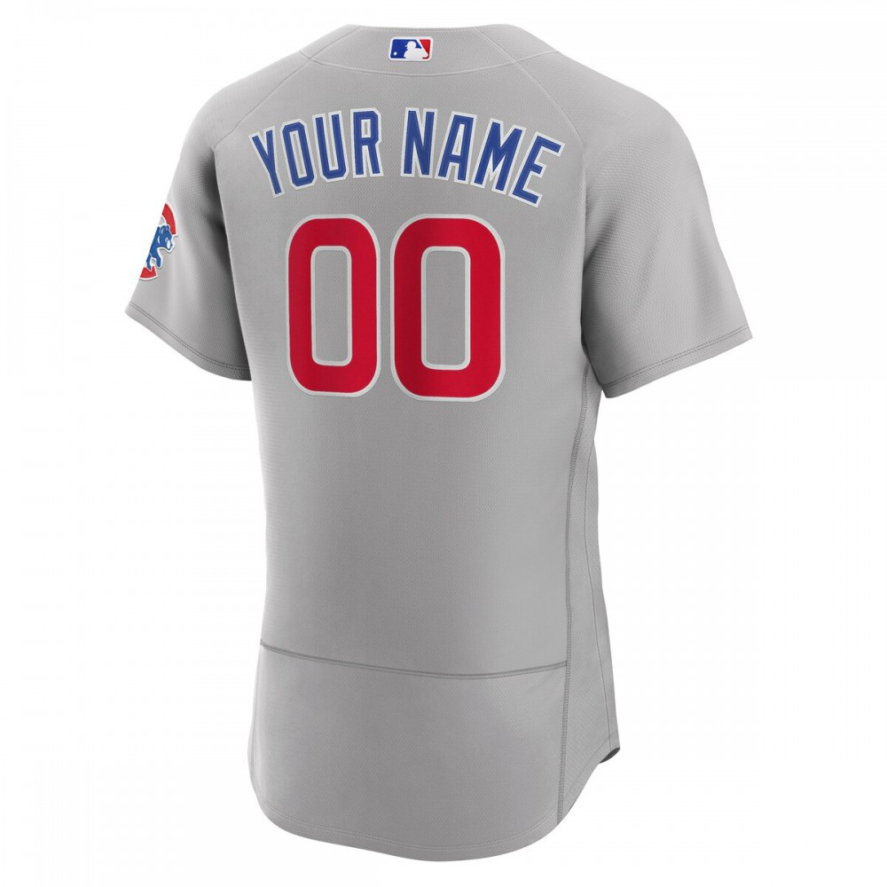 Chicago Cubs Road Authentic Custom Jersey - Gray-Pro Kit Vault | Brand New 26/27 Sports Jerseys