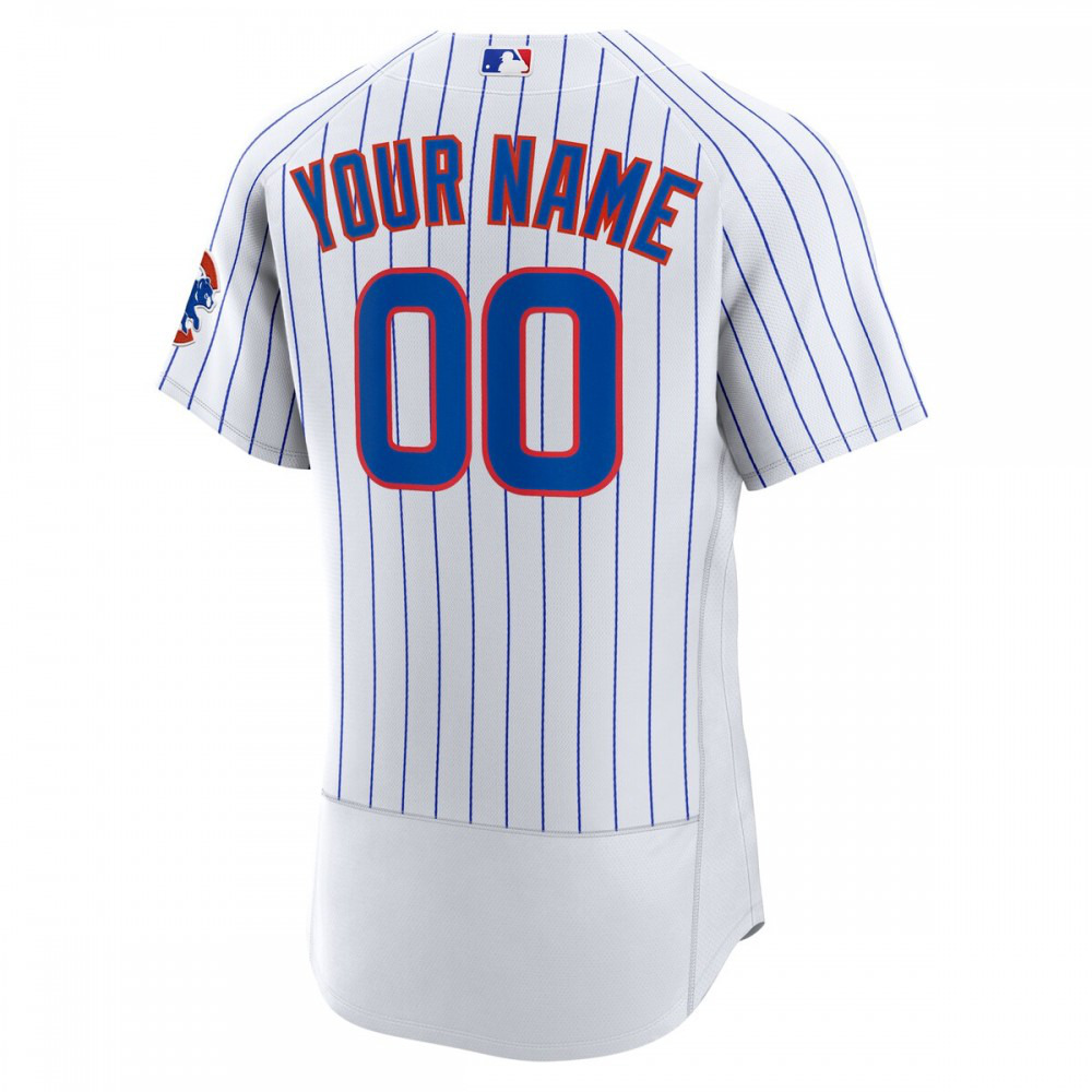Chicago Cubs Home Authentic Custom Jersey - White-Pro Kit Vault | Brand New 26/27 Sports Jerseys
