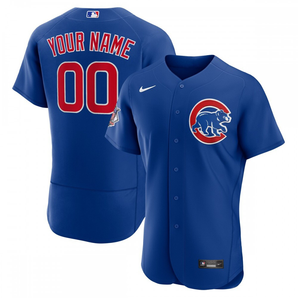Chicago Cubs Alternate Authentic Custom Jersey - Royal-Pro Kit Vault | Brand New 26/27 Sports Jerseys