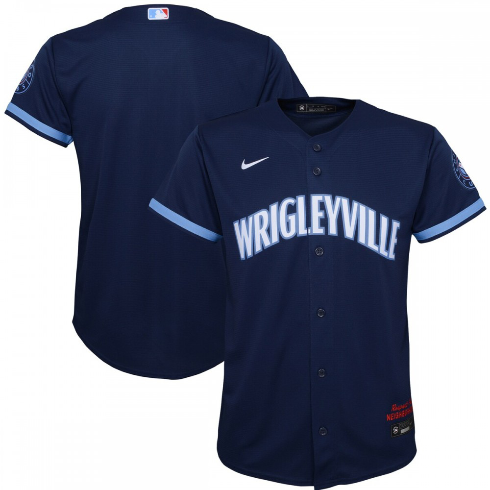 Chicago Cubs Youth City Connect Replica Jersey - Navy-Pro Kit Vault | Brand New 26/27 Sports Jerseys