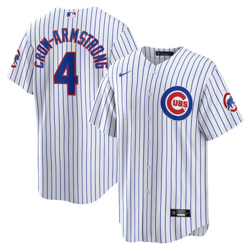 Pete Crow-Armstrong Chicago Cubs Home Limited Player Jersey - White-Pro Kit Vault | Brand New 26/27 Sports Jerseys