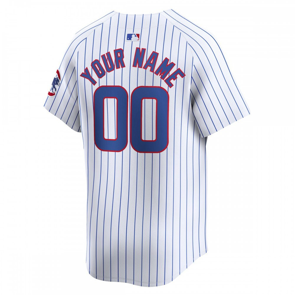 Chicago Cubs Home Limited Custom Jersey - White-Pro Kit Vault | Brand New 26/27 Sports Jerseys