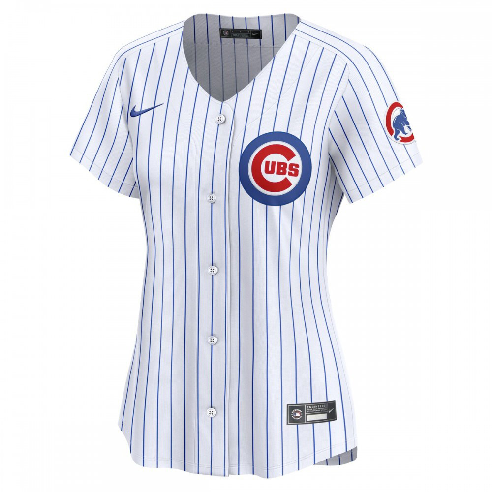 Chicago Cubs Women's Home Limited Custom Jersey - White-Pro Kit Vault | Brand New 26/27 Sports Jerseys